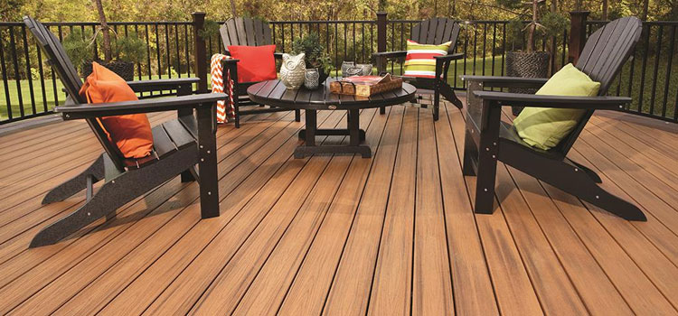 Black TREX Decking in Downey, CA