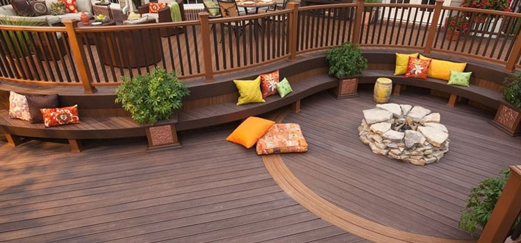 Gray TREX Decking in Downey, CA